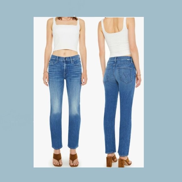 Mother jeans  - the Mid Rise Rider Ankle  Wish Upon a Star - 27 - Picture 1 of 7